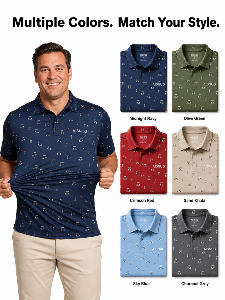 Custom Beer Print Golf Polo: Crazy Fun Tournament Team Wear