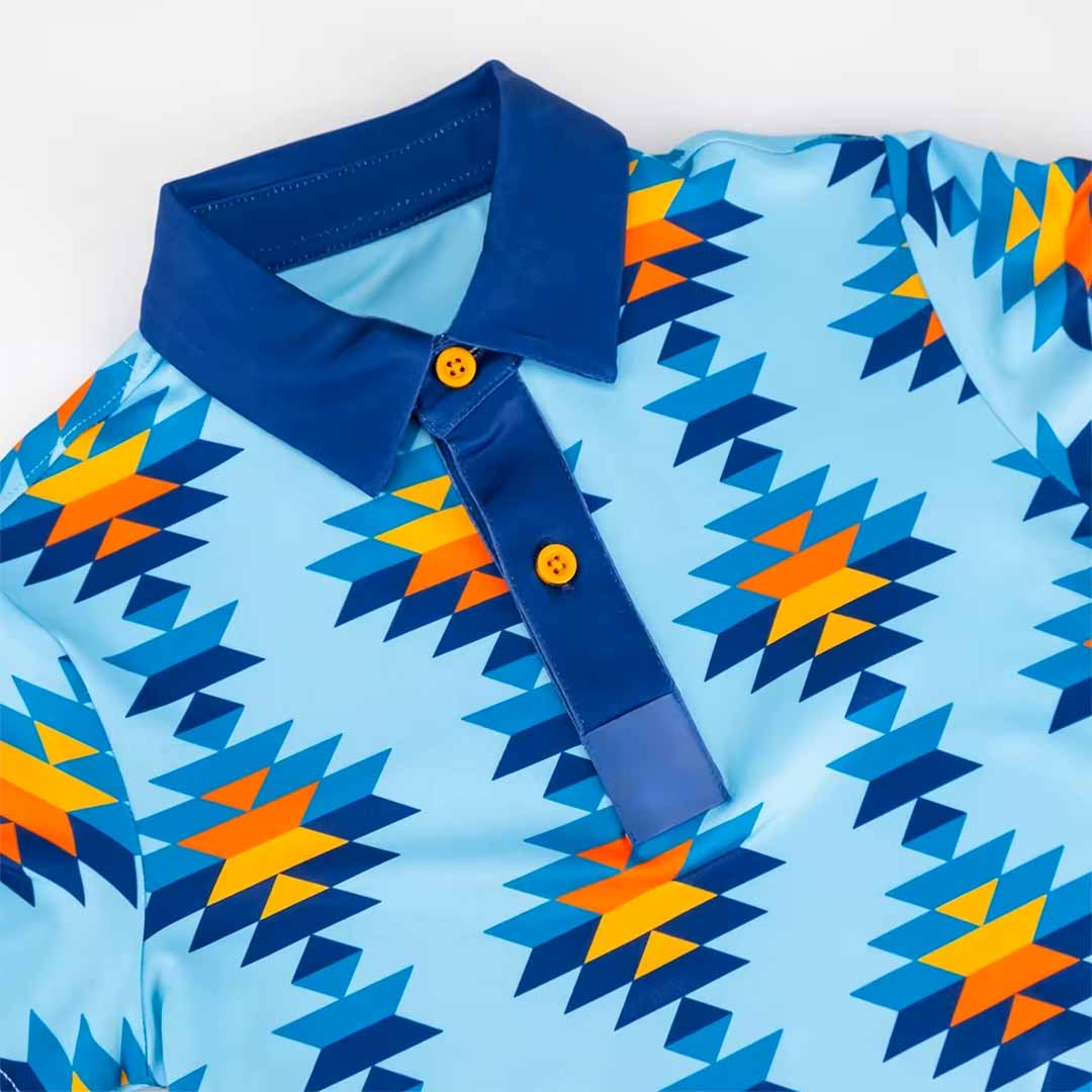 children printed golf polo shirt - AISNUG APPAREL