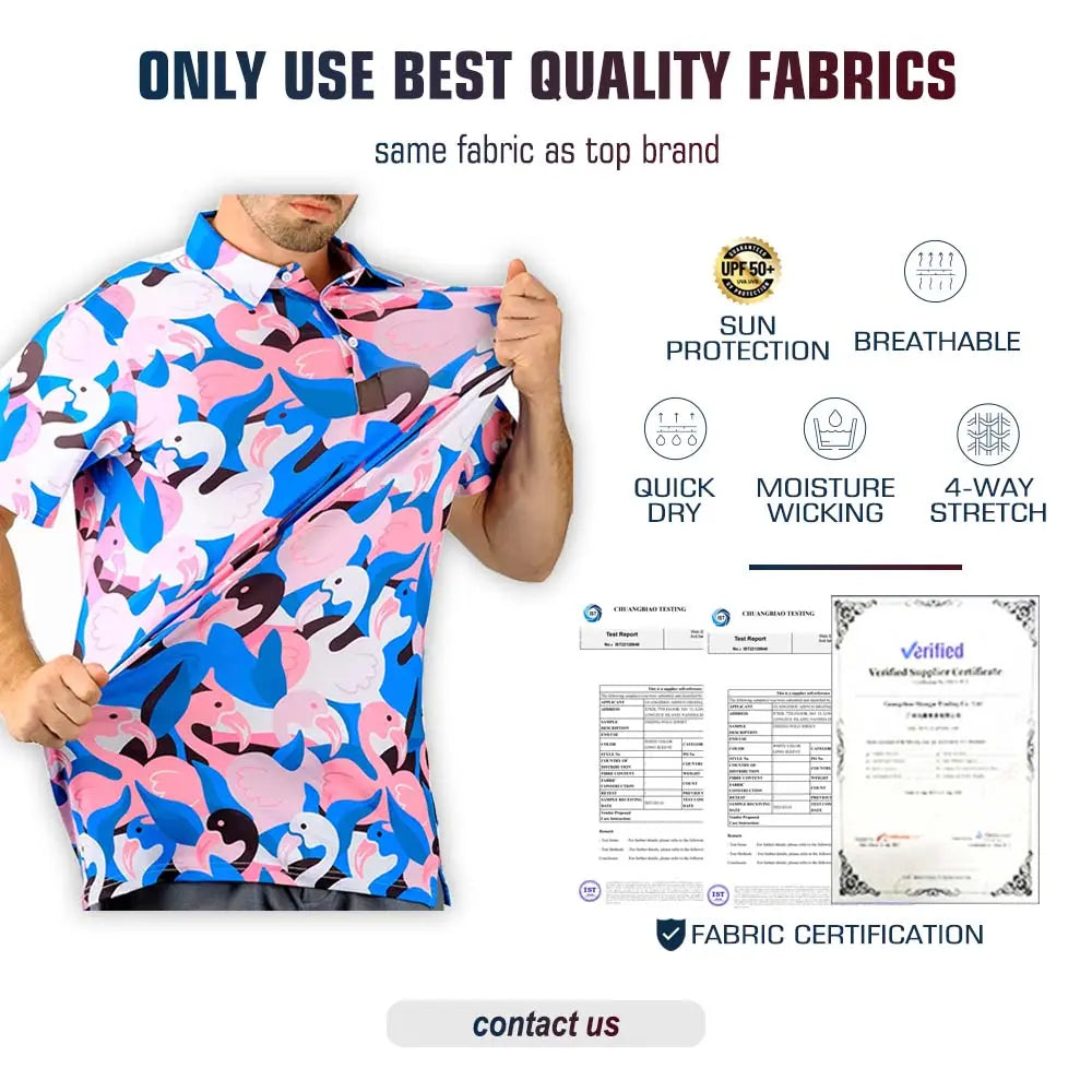custom golf shirts