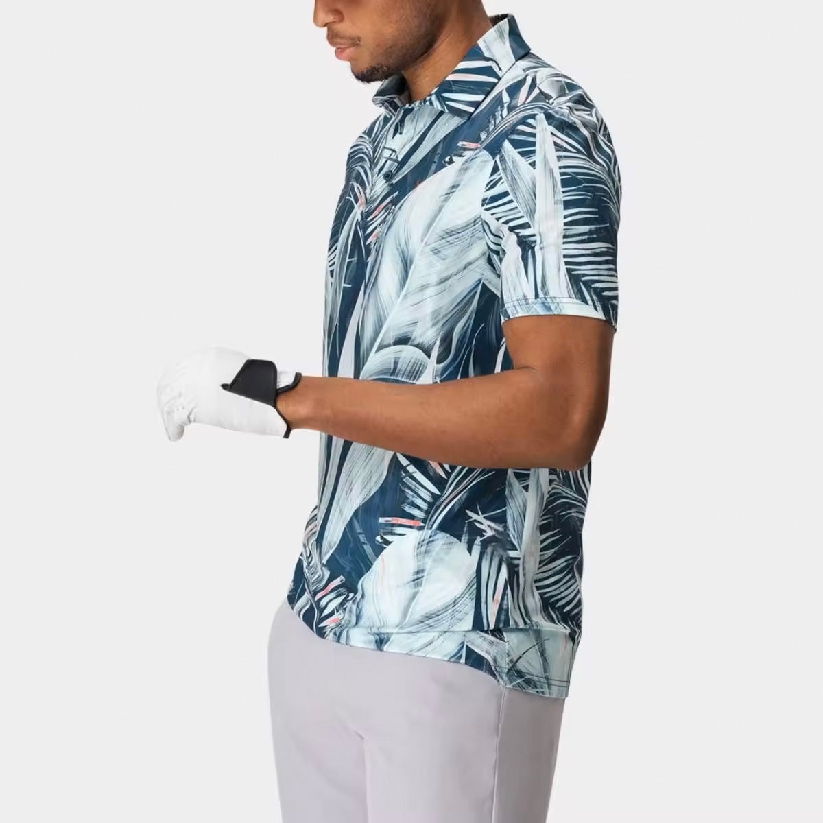 Kurzärmliges Golf-Poloshirt mit individueller Bedruckung und Stickerei