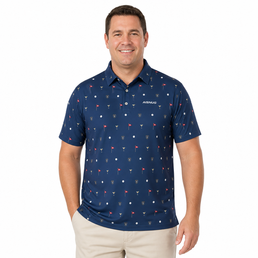 Custom 19th Hole Golf Shirt: Funny Performance Scramble Polo