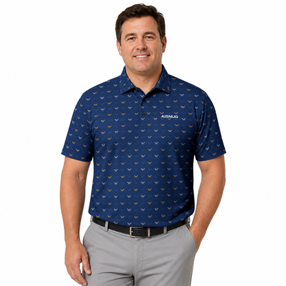 Custom Eagle Crest Golf Shirt: Athletic Performance Team Polo