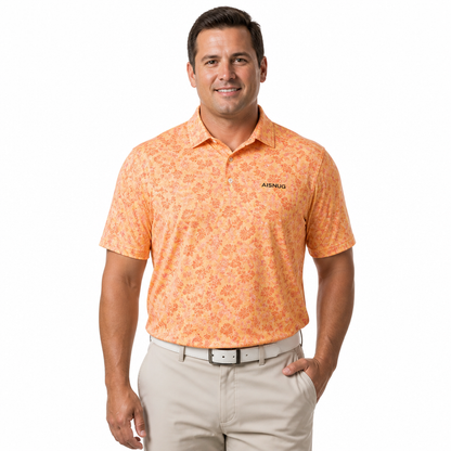 Wholesale Floral Golf Shirts: Dry-Fit Athletic Performance Polos