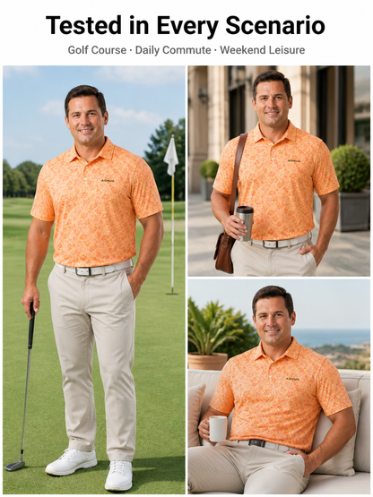 Wholesale Floral Golf Shirts: Dry-Fit Athletic Performance Polos