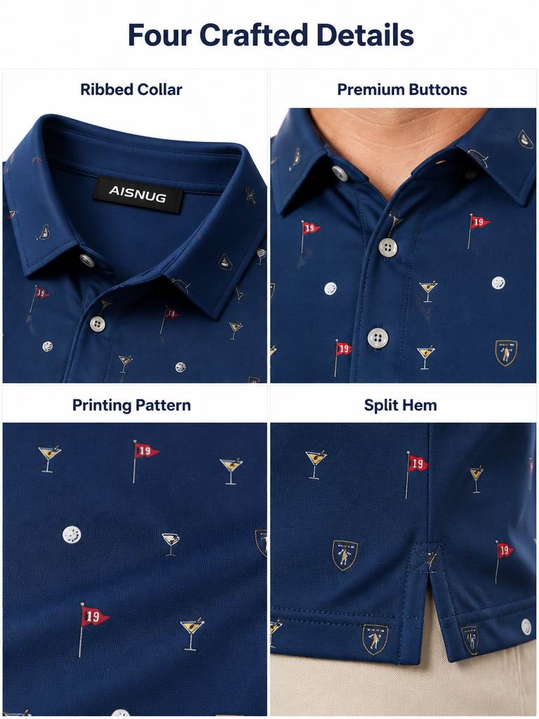 Custom 19th Hole Golf Shirt: Funny Performance Scramble Polo