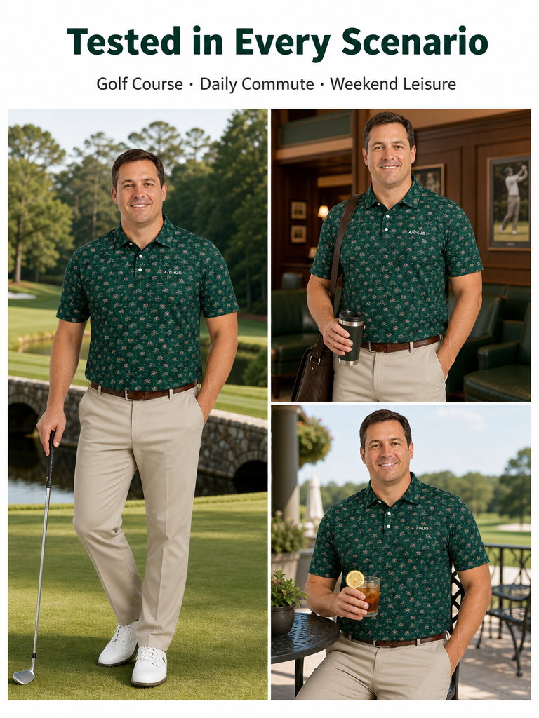 Custom Major Championship Golf Shirt: Sublimated Resort Team Polo