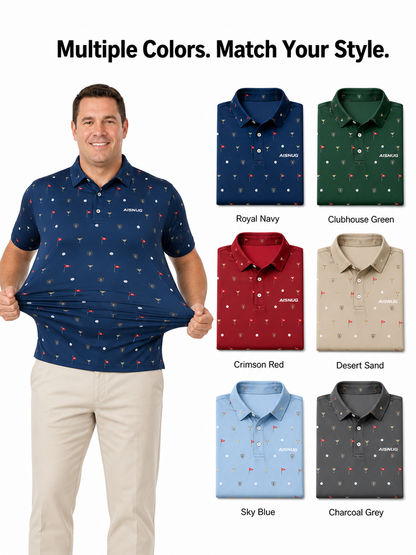 Custom 19th Hole Golf Shirt: Funny Performance Scramble Polo