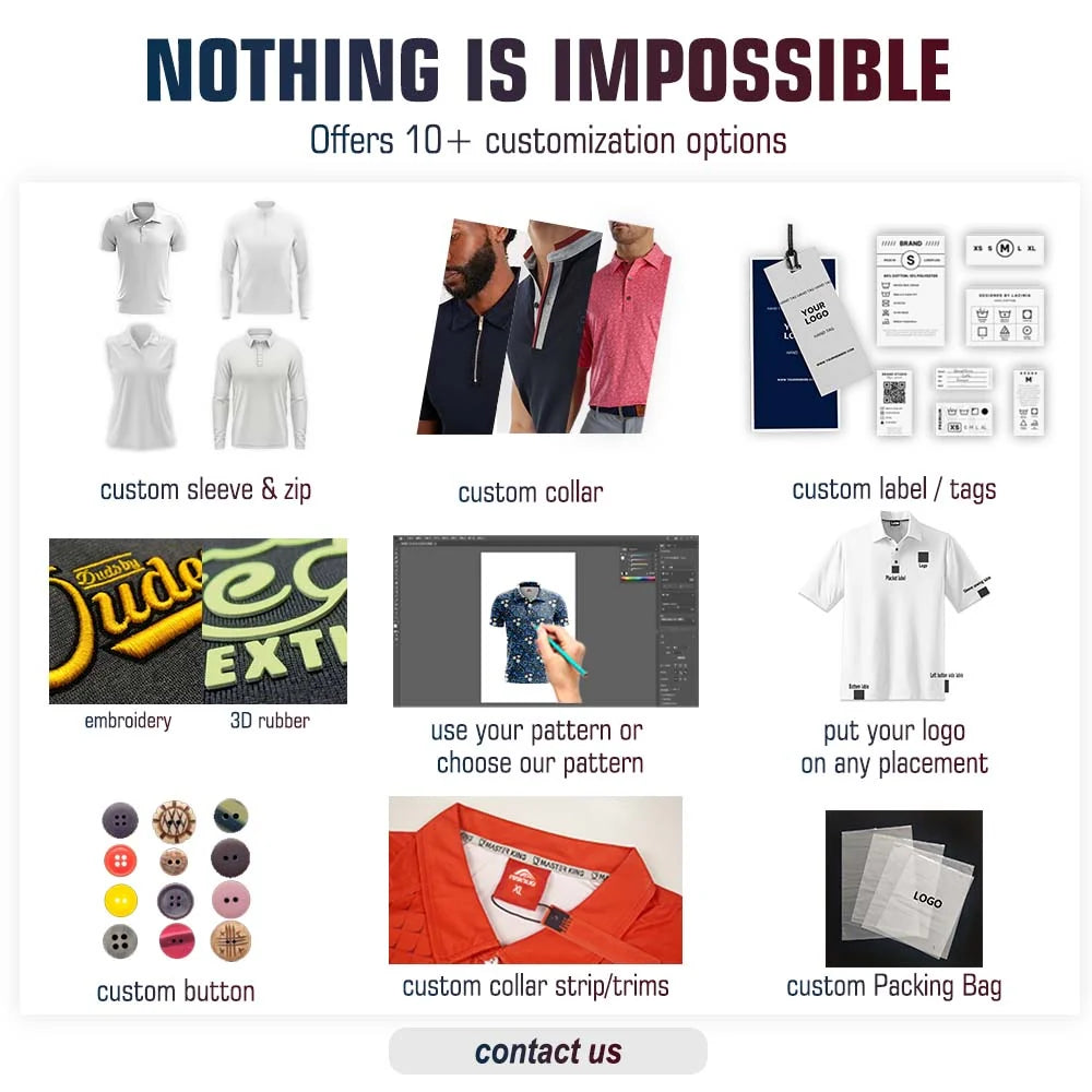 Custom Golf Polo Shirts Wholesale