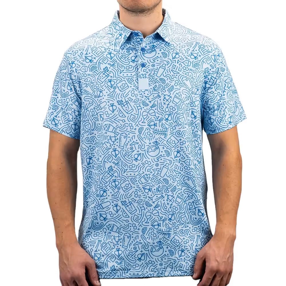 embroidery on golf shirts - AISNUG APPAREL