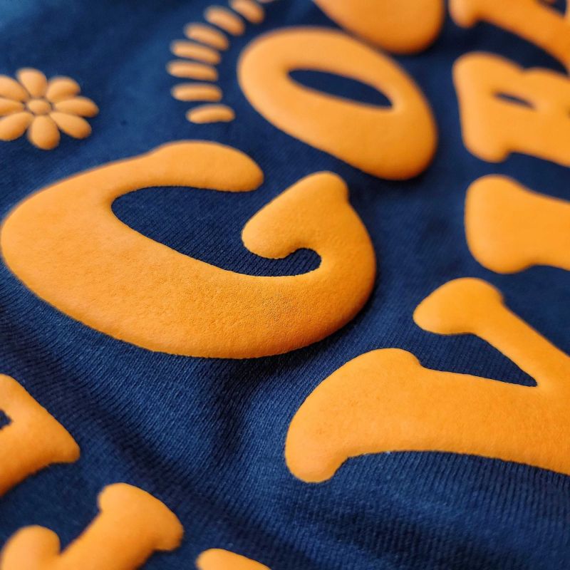 custom puff print shirt