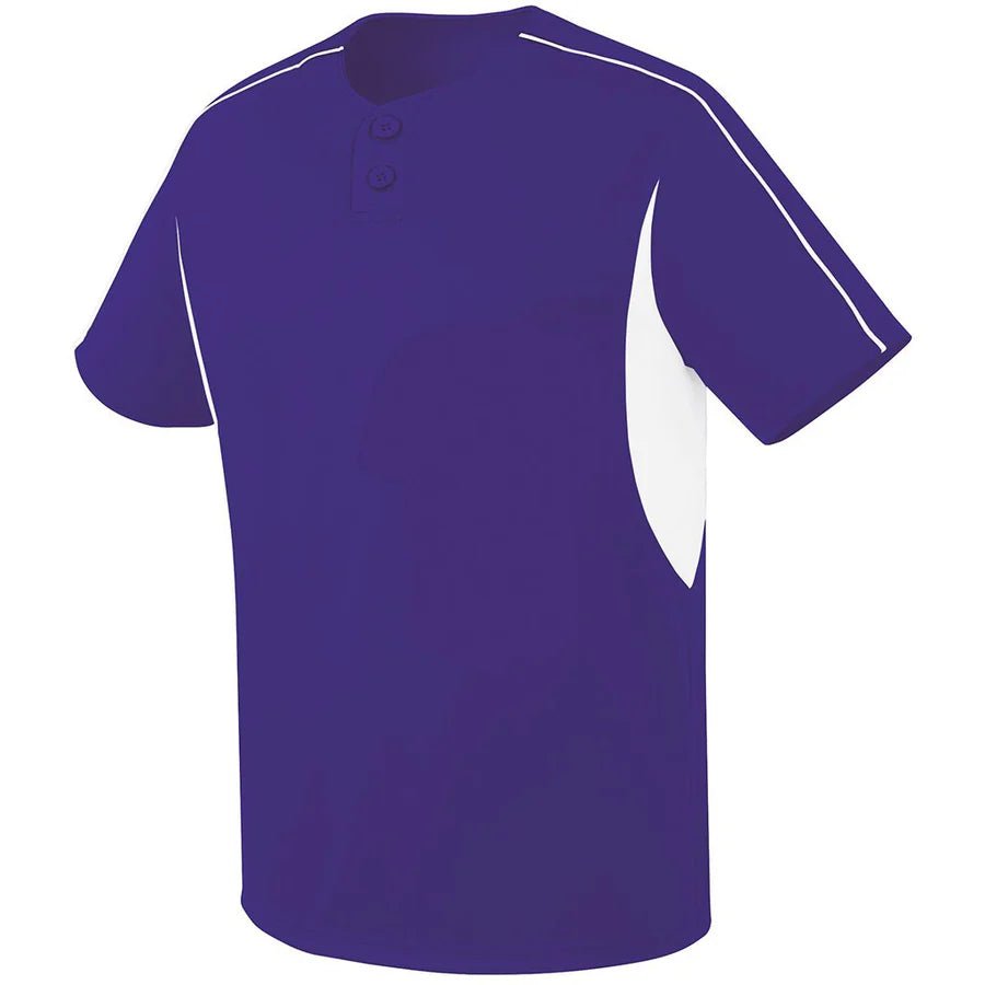 CUSTOM Two Button Performance Baseball Jersey - AISNUG APPAREL