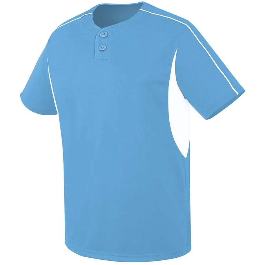 CUSTOM Two Button Performance Baseball Jersey - AISNUG APPAREL