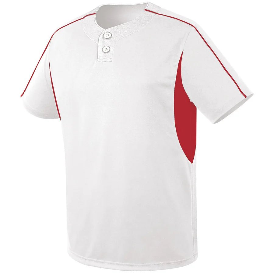 CUSTOM Two Button Performance Baseball Jersey - AISNUG APPAREL