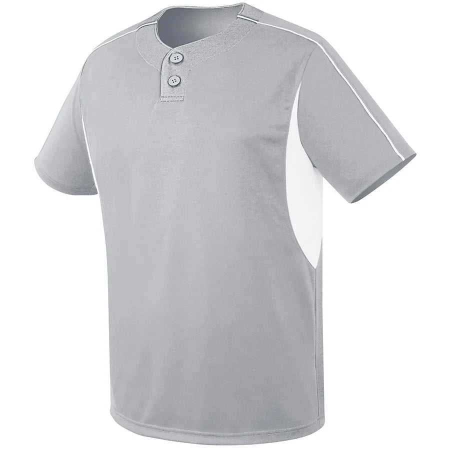 CUSTOM Two Button Performance Baseball Jersey - AISNUG APPAREL
