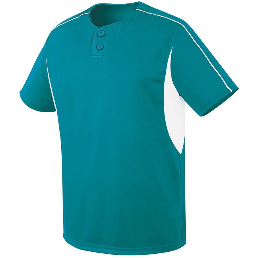 CUSTOM Two Button Performance Baseball Jersey - AISNUG APPAREL