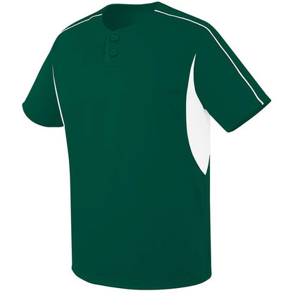 CUSTOM Two Button Performance Baseball Jersey - AISNUG APPAREL