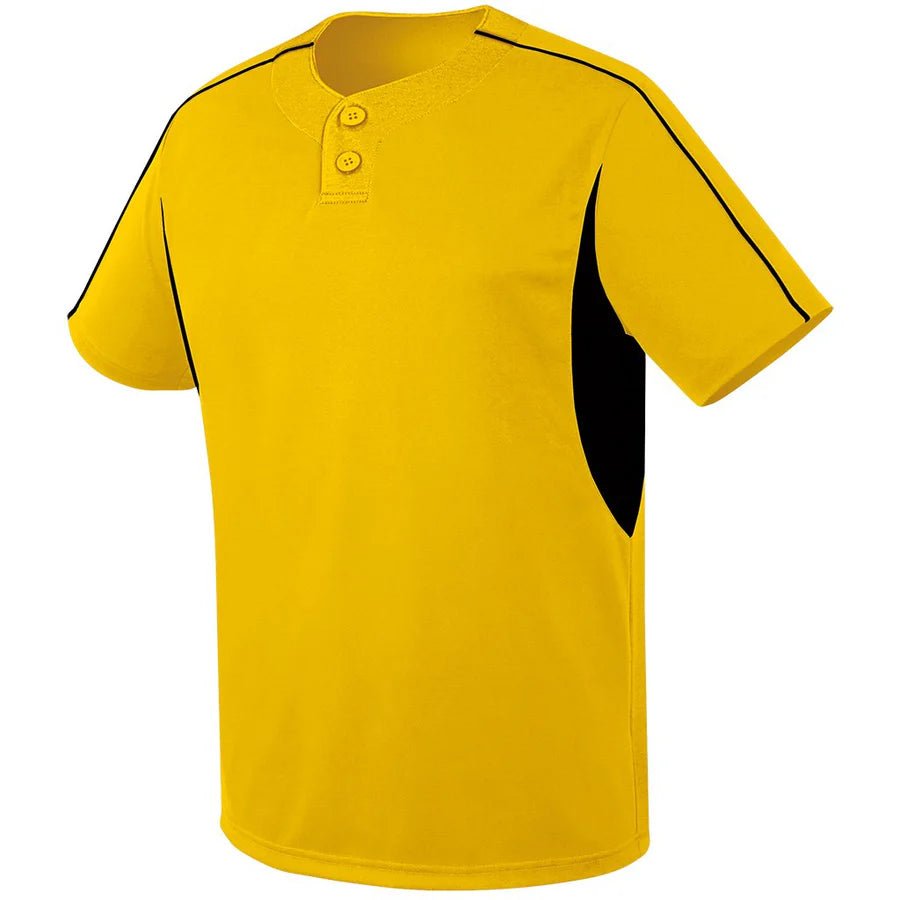 CUSTOM Two Button Performance Baseball Jersey - AISNUG APPAREL