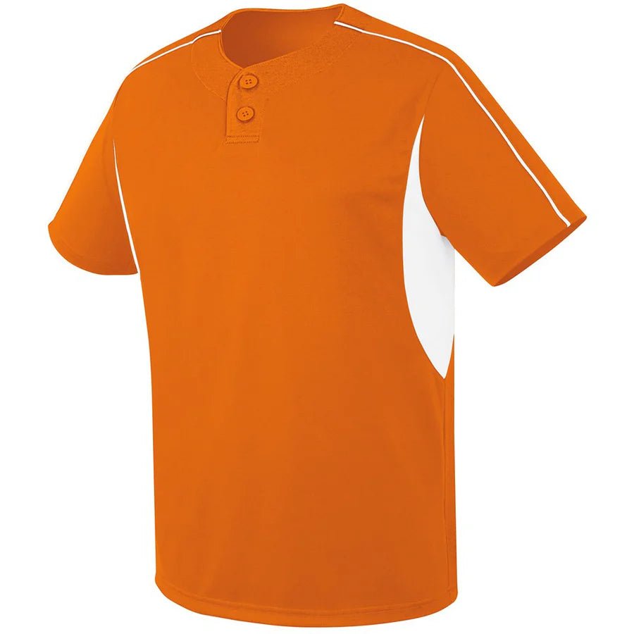 CUSTOM Two Button Performance Baseball Jersey - AISNUG APPAREL