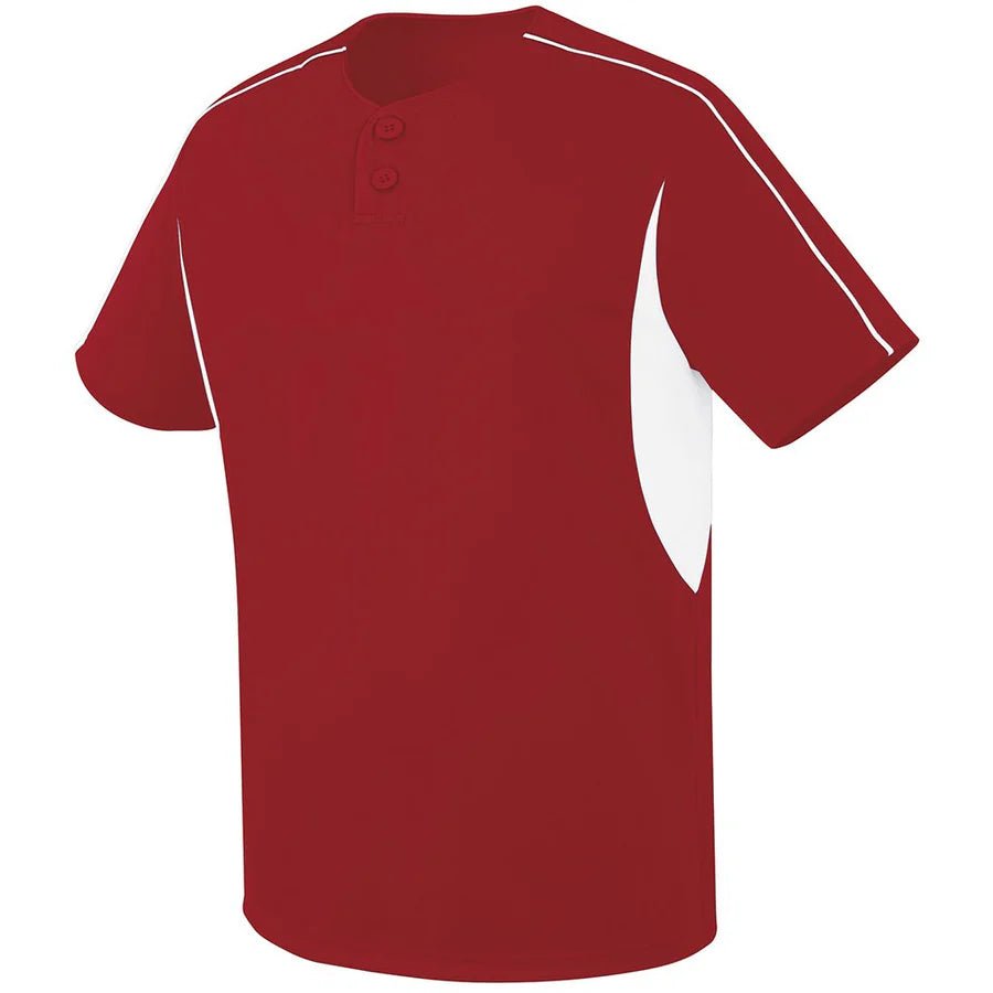 CUSTOM Two Button Performance Baseball Jersey - AISNUG APPAREL