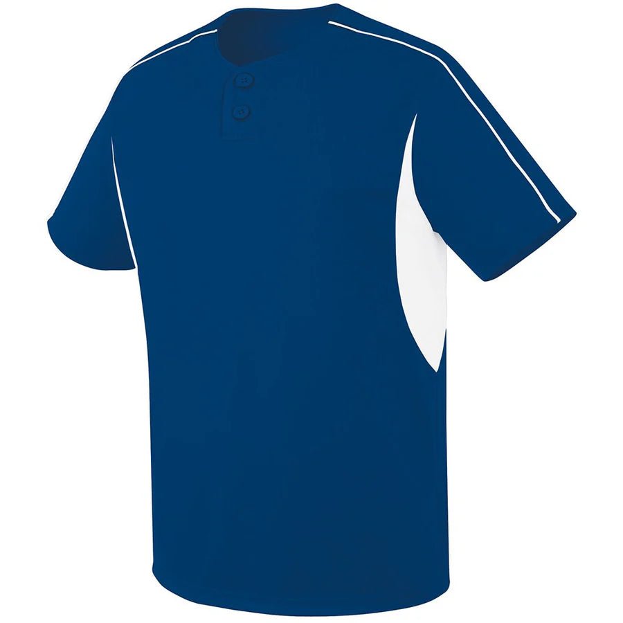CUSTOM Two Button Performance Baseball Jersey - AISNUG APPAREL