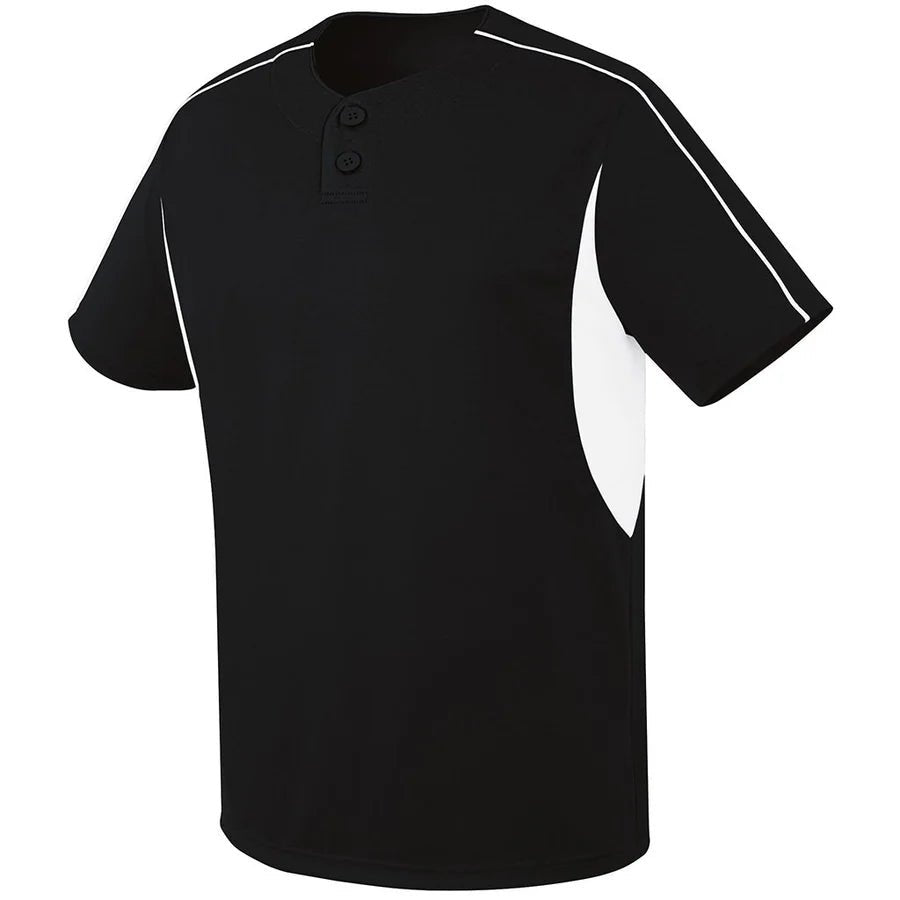 CUSTOM Two Button Performance Baseball Jersey - AISNUG APPAREL