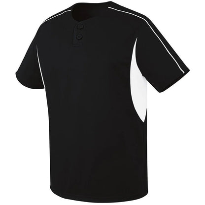 CUSTOM Two Button Performance Baseball Jersey - AISNUG APPAREL