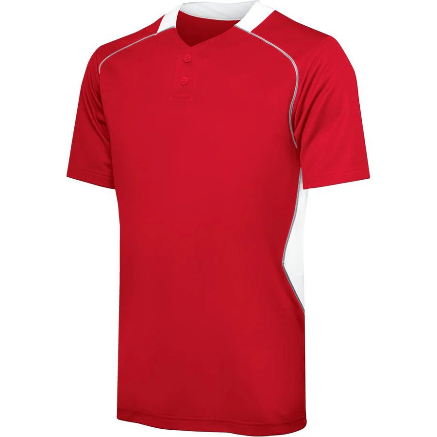 Custom Two - Button Rival Performance Baseball Jersey YOUTH - AISNUG APPAREL