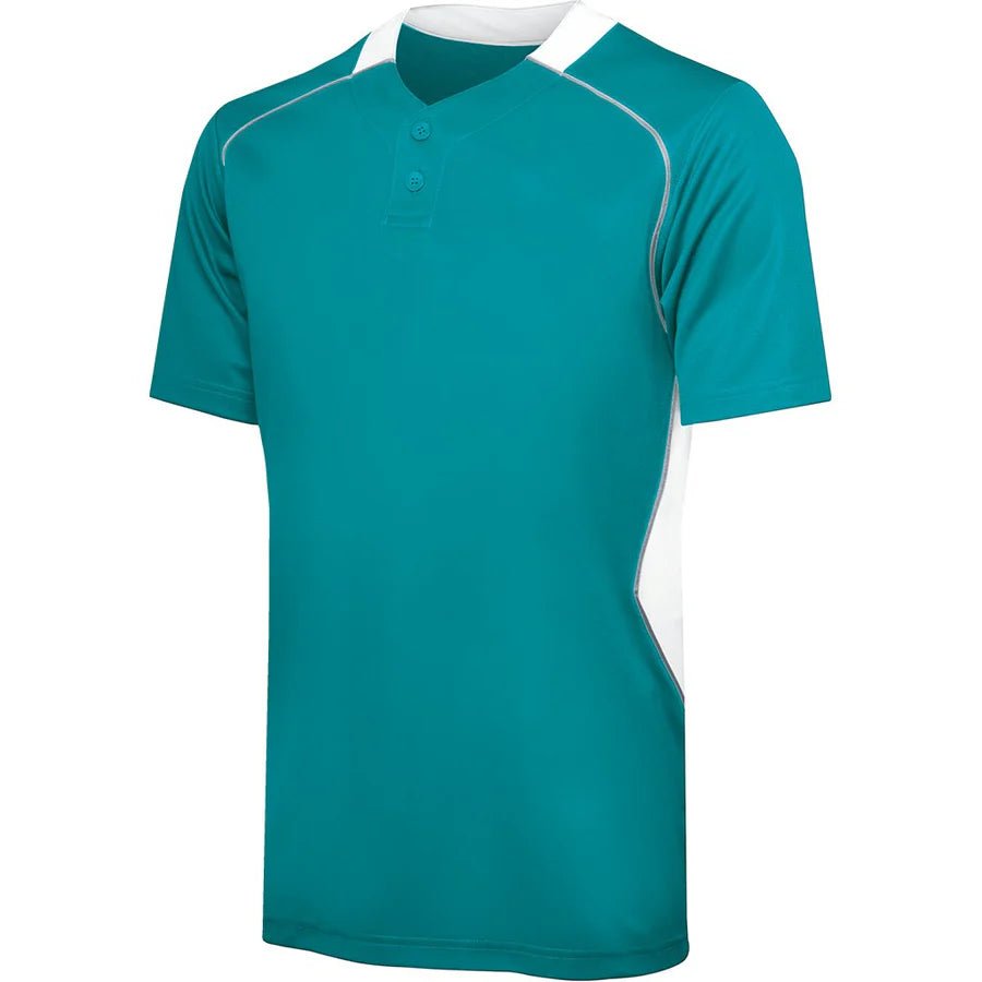Custom Two - Button Rival Performance Baseball Jersey YOUTH - AISNUG APPAREL