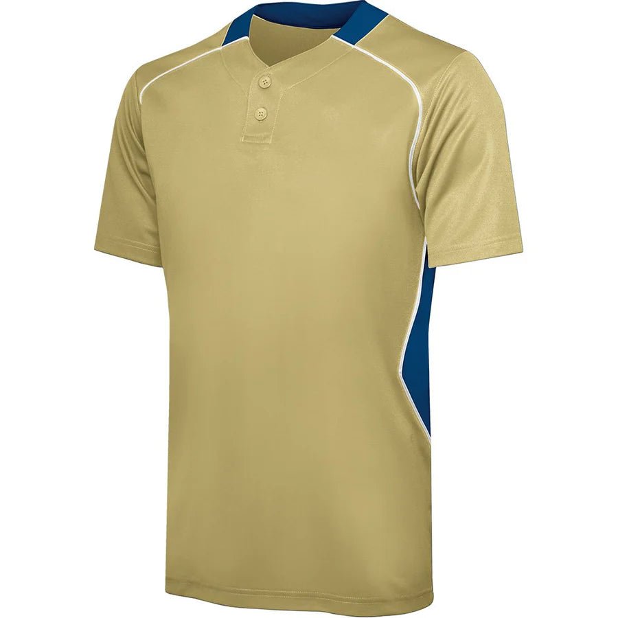 Custom Two - Button Rival Performance Baseball Jersey YOUTH - AISNUG APPAREL