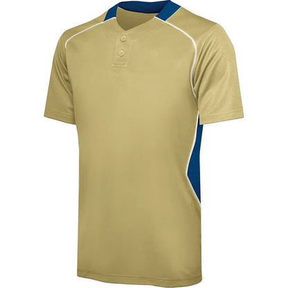 Custom Two - Button Rival Performance Baseball Jersey YOUTH - AISNUG APPAREL