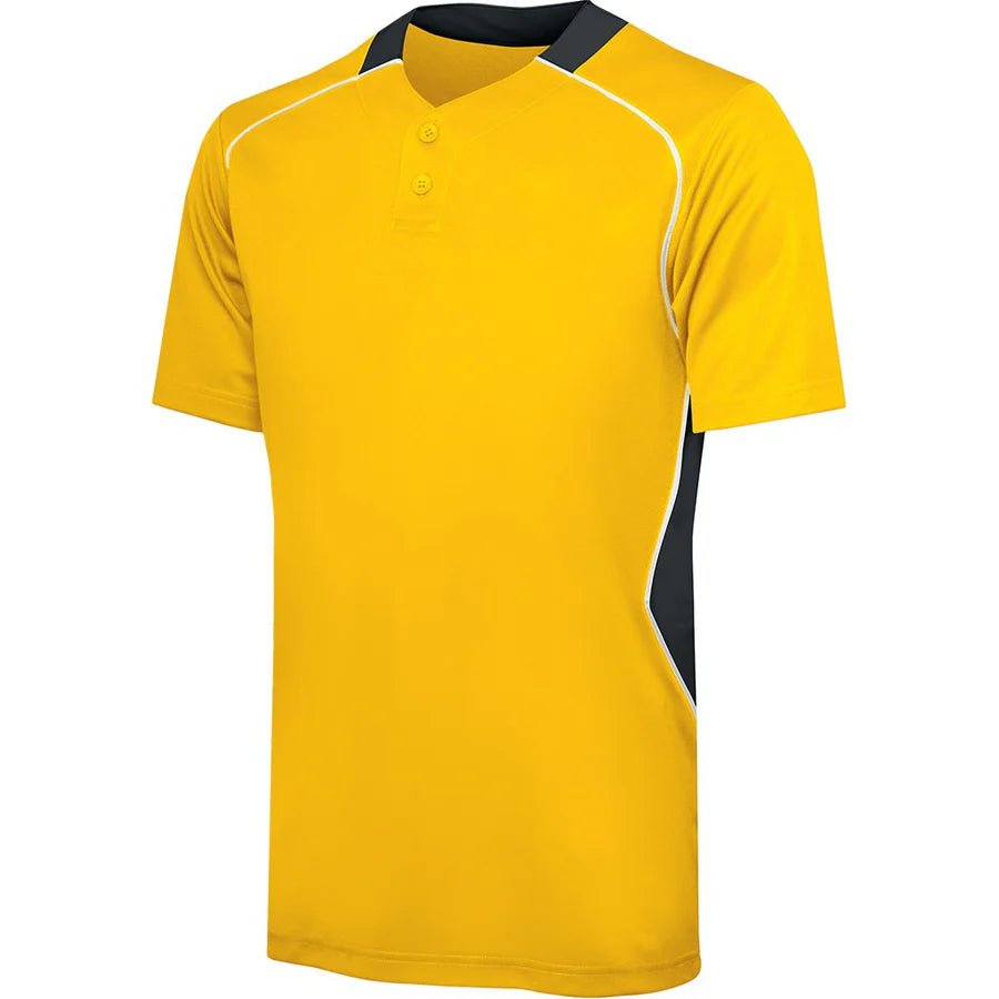 Custom Two - Button Rival Performance Baseball Jersey YOUTH - AISNUG APPAREL