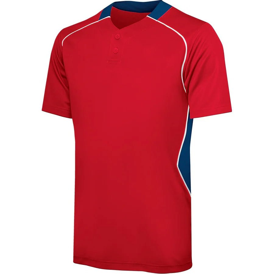 Custom Two - Button Rival Performance Baseball Jersey YOUTH - AISNUG APPAREL