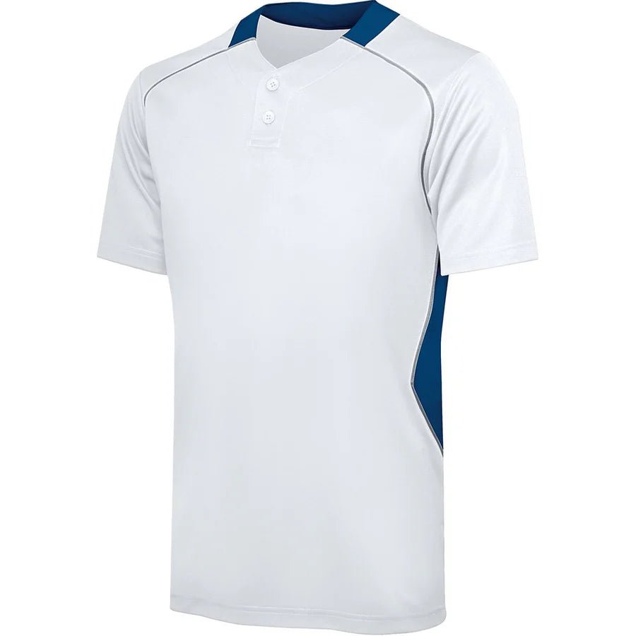 Custom Two - Button Rival Performance Baseball Jersey YOUTH - AISNUG APPAREL