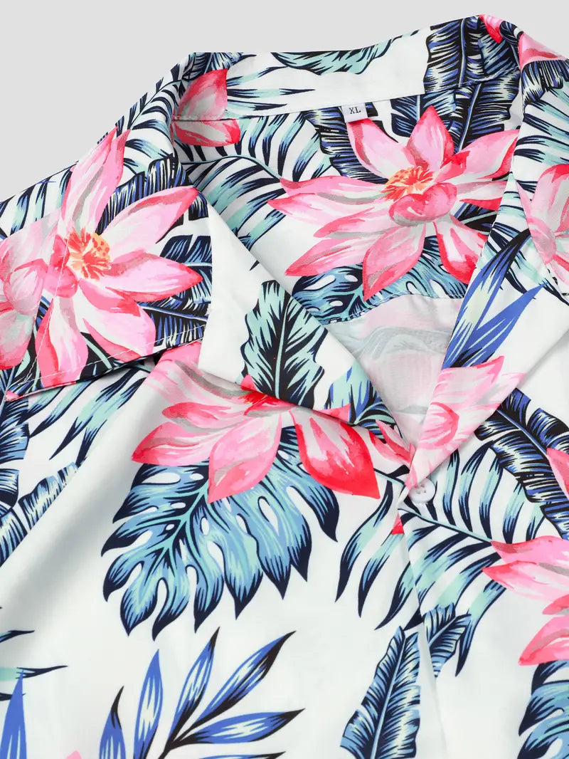 custom logo hawaiian shirts