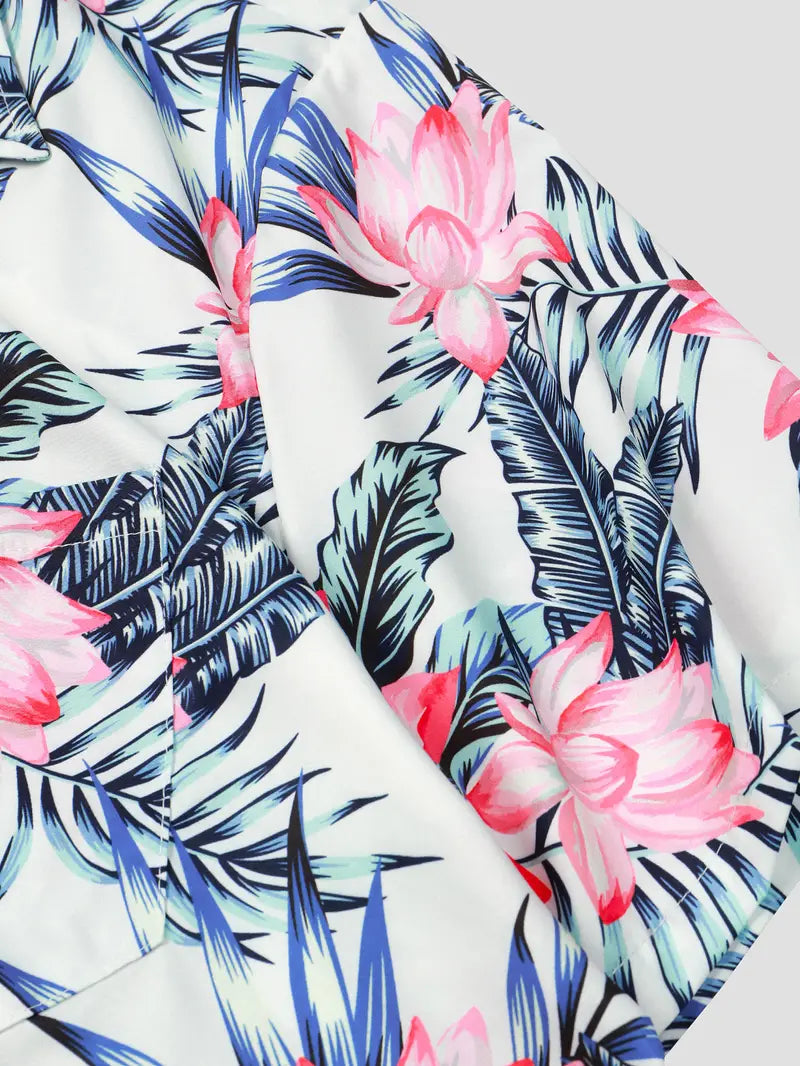 custom logo hawaiian shirts