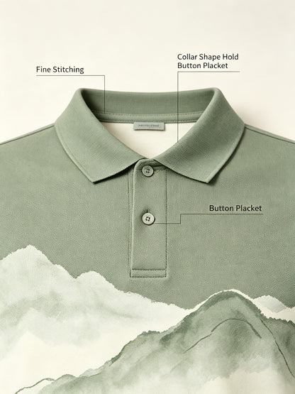 ink mountain sage golf polo 3