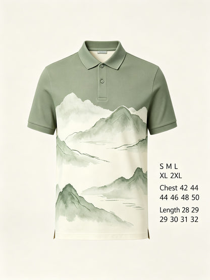 ink mountain sage golf polo 4