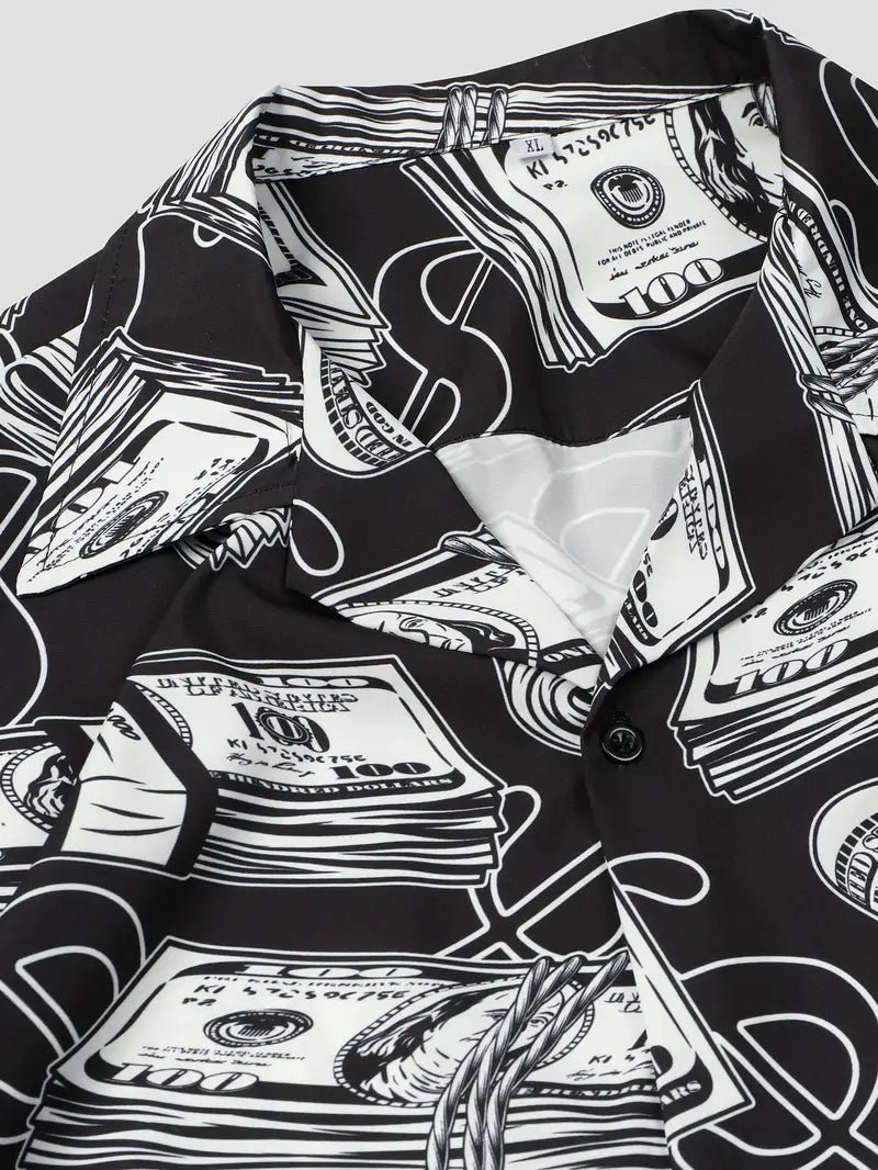 hawaiian shirt face print