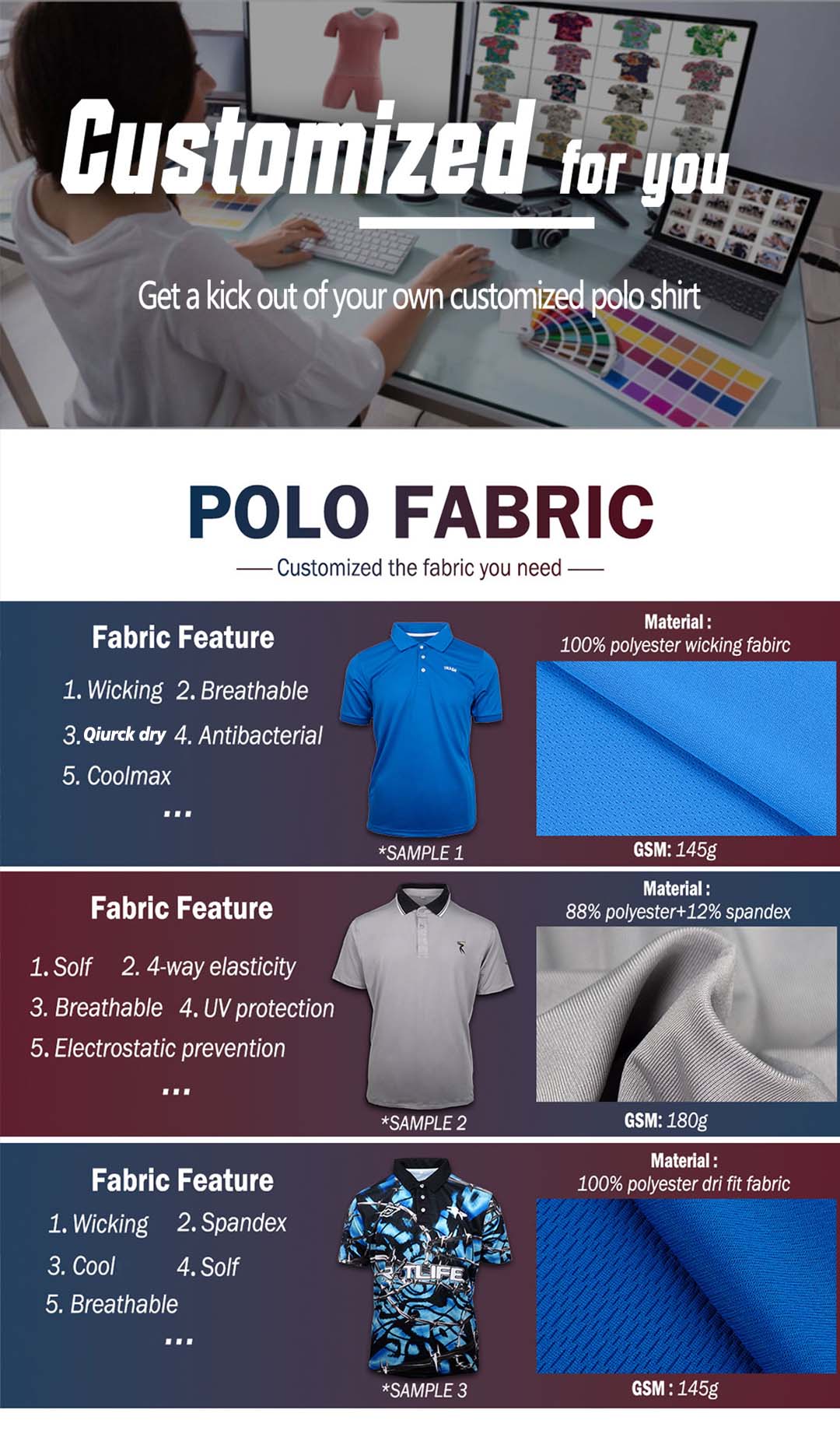 embroidered golf shirts
