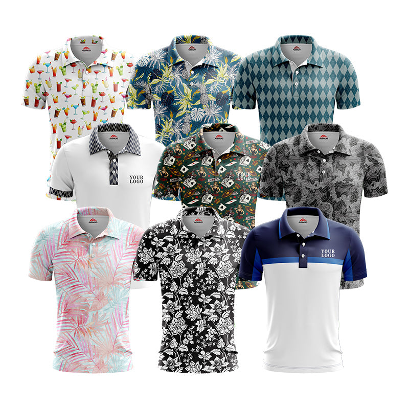 fast embroidered custom company polo shirts – AISNUG APPAREL